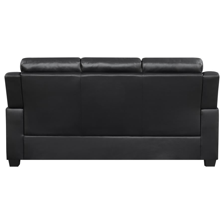 Finley Sofa BLACK VINLY
