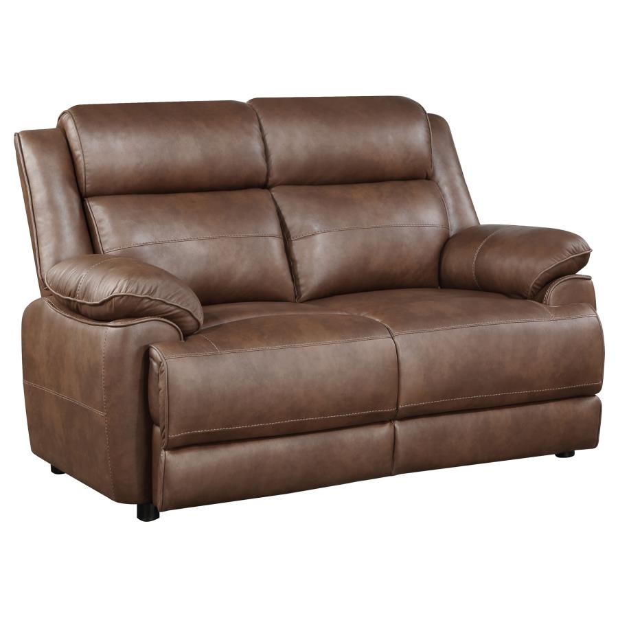 Ellington Reclining Loveseat DARK BROWN