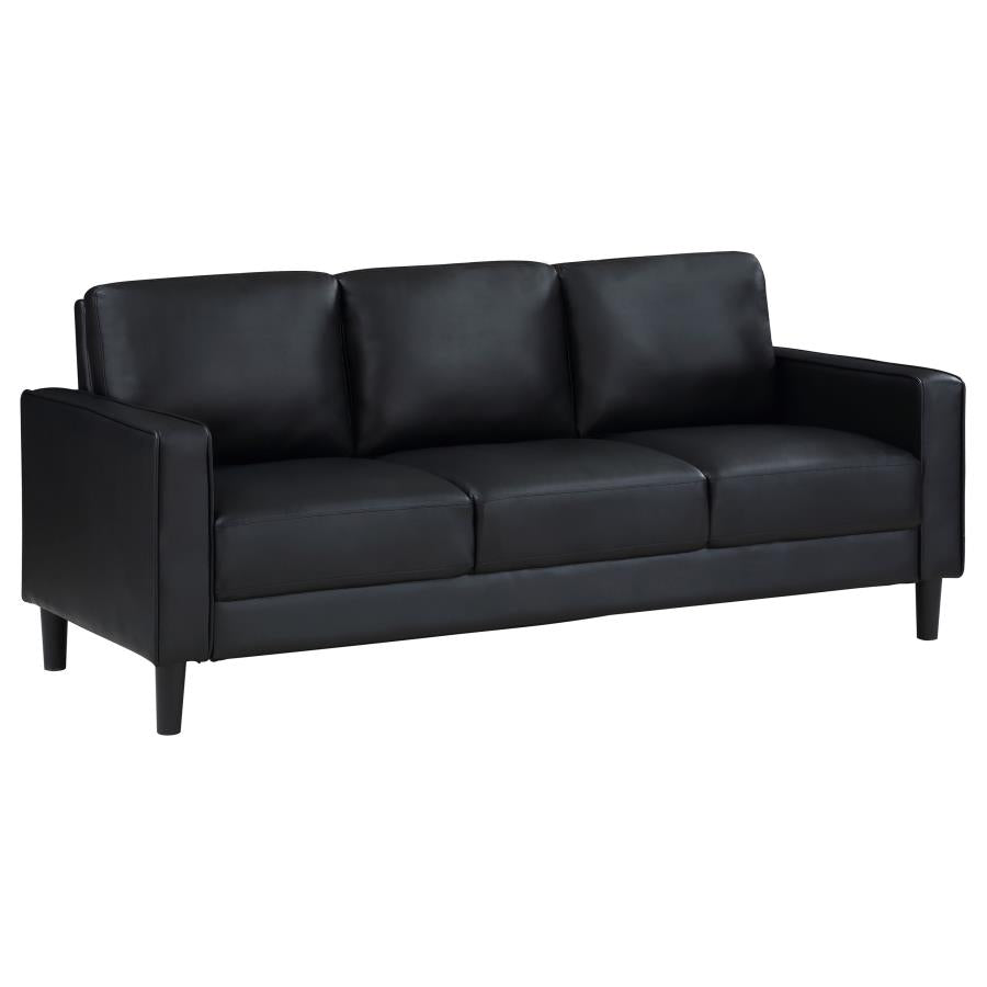 Ruth Sofa BLACK VINYL
