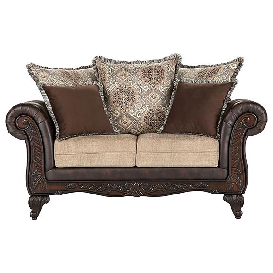 Elmbrook Loveseat BROWN