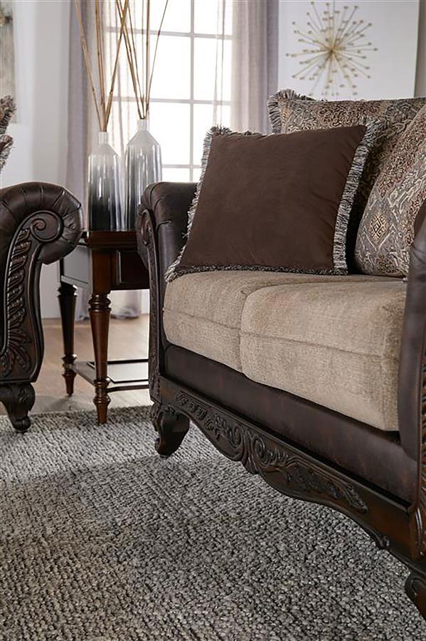 Elmbrook Loveseat BROWN