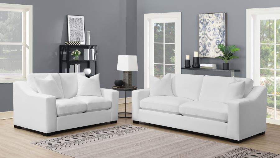 Ashlyn Loveseat WHITE