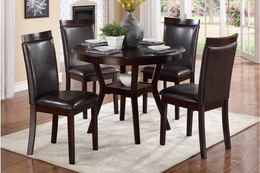 Shankmen 5pcs Dinette Set SOLD IN SET ONLY-EXPRESSO