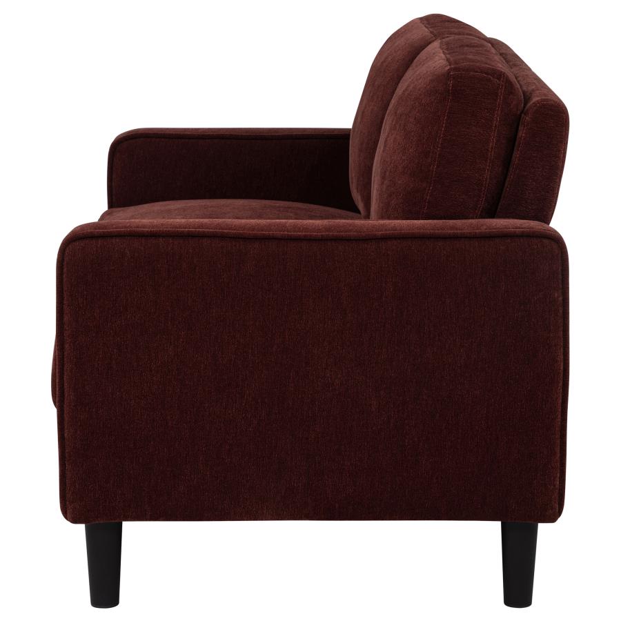 Ruth Loveseat RUST RED