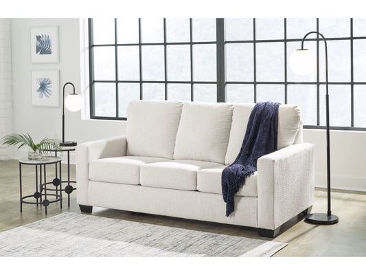 Rannis Full Size Sofa Bed W/Memory Foam Mattress SNOW