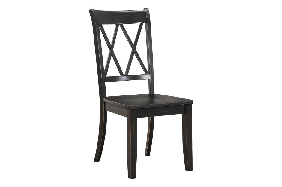 Janina 5pcs Dinette Set BLACK CHAIRS
