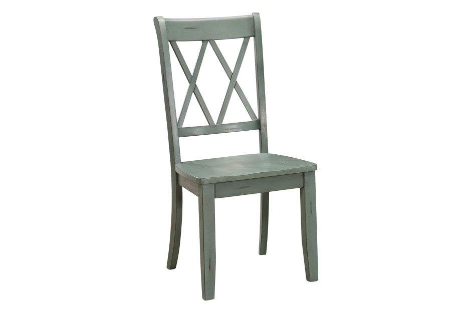 Janina 5pcs Dinette Set TEAL CHAIRS