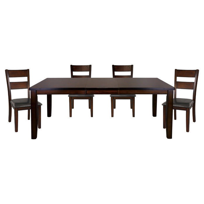 Mantello 6pcs Dining Set W/Bench CHERRY