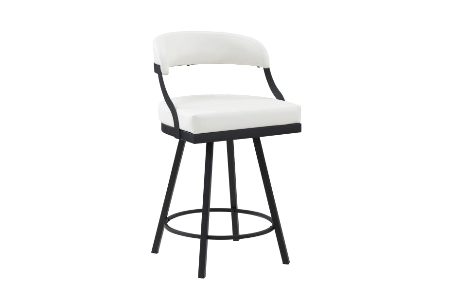 Crowley 5pcs Counter Set WHITE STOOLS
