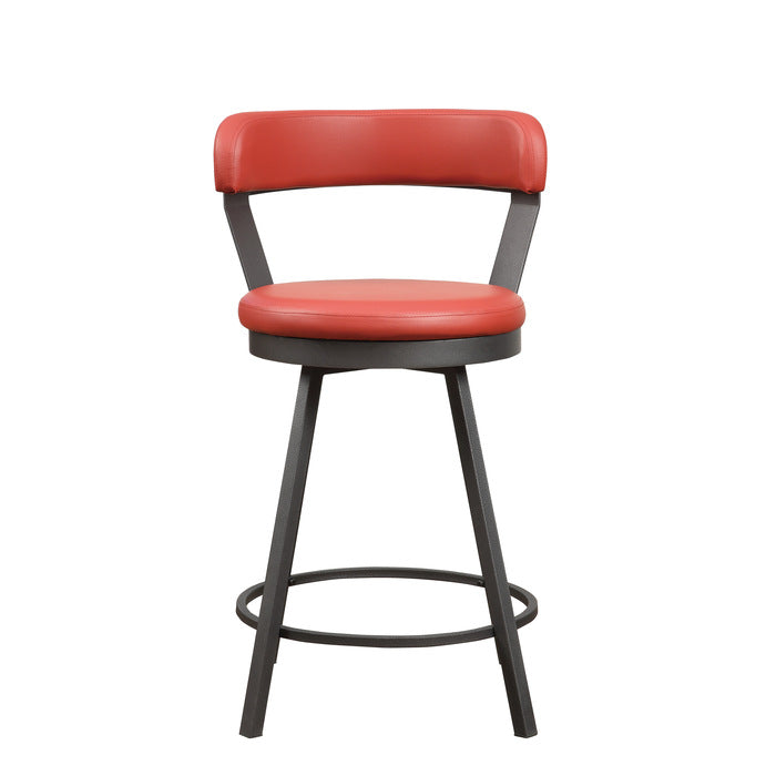 Appert 5pcs Counter Set RED STOOLS