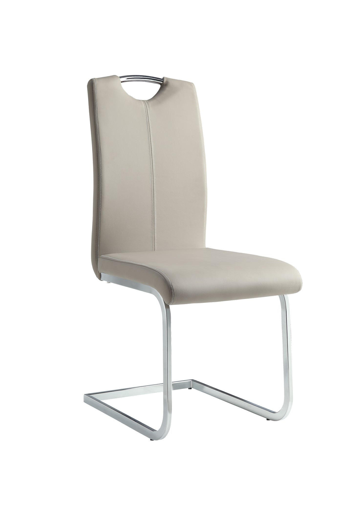 Glissland 5pcs Dining Set WHITE/TAUPE