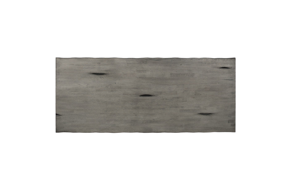 Amsonia 7pcs Counter Set GREY/WHITE SLAT BACK