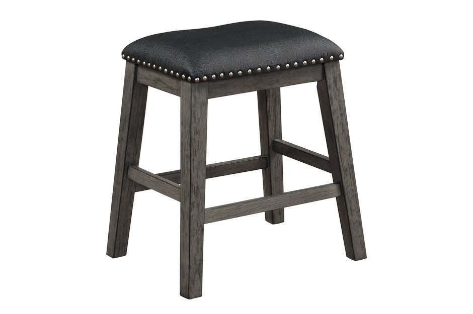 Timbre 5pcs Counter Set W/Vinyl Chairs GREY