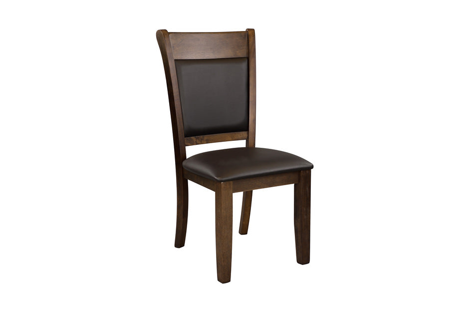 Weiland 6pcs Dining Set W/Bench LITE RUSTIC BROWN