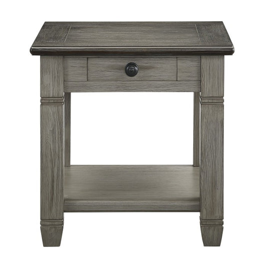 Granby End Table ANTIQUE GREY