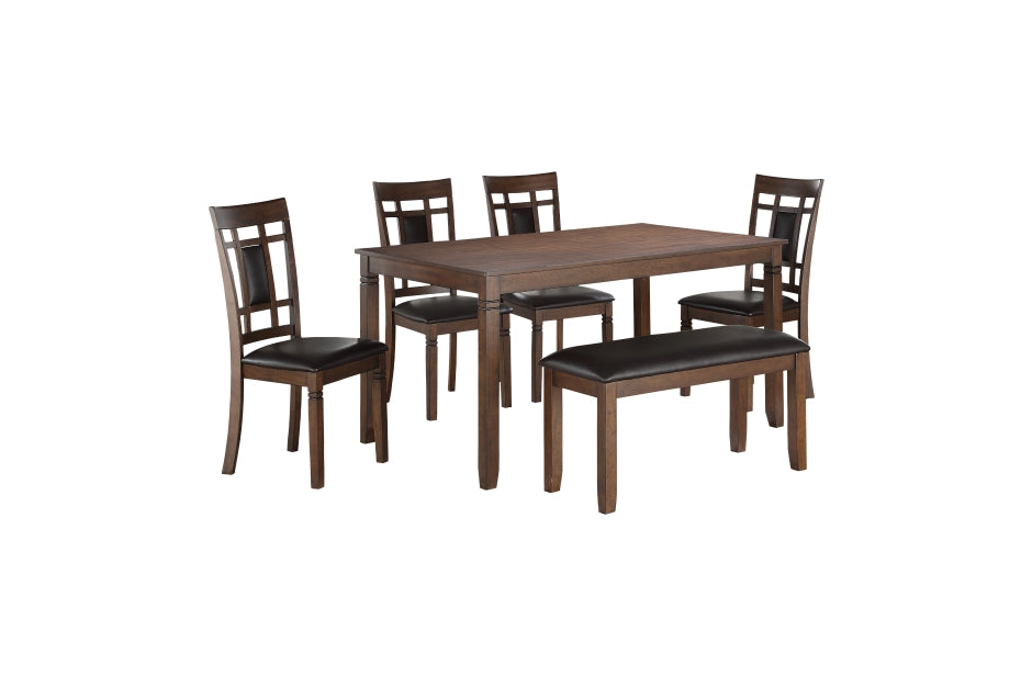 Salton 6pcs Dinette Set - SOLD IN SET ONLY- CHERRY