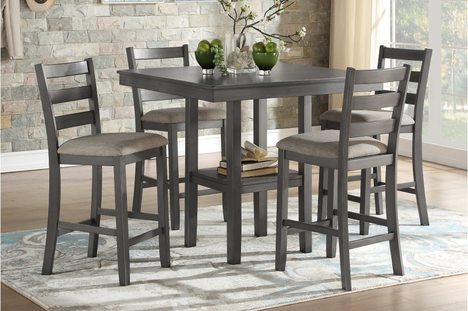 Sharon 5pcs Counter Set SOLD IN SET ONLY - GREY