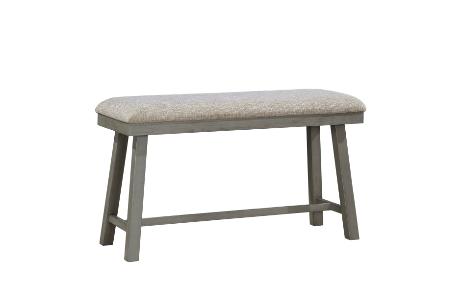 Auburndale 3pcs Counter Set W/Benches LITE GREY