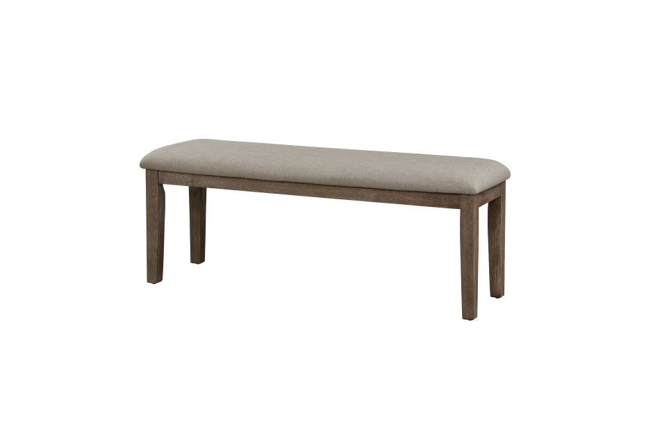 Armhurst 6pcs Dinette Set W/Bench BROWN