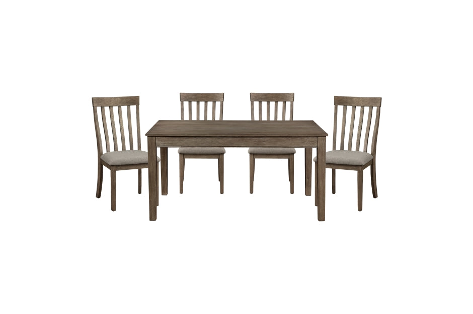 Armhurst 5pcs Dinette Set BROWN