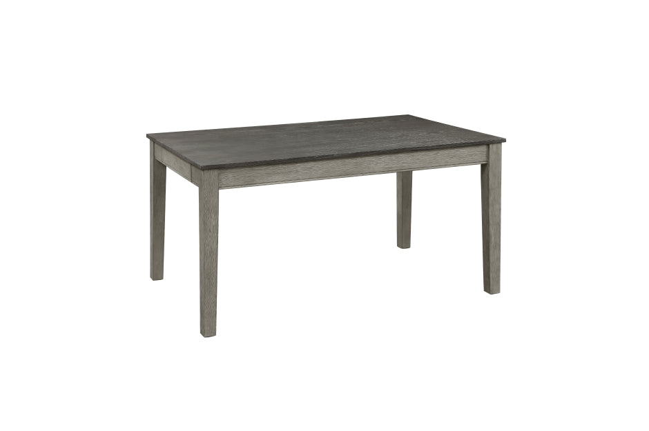 Armhurst 6pcs Dinette Set W/Bench DARK GREY/LITE GREY