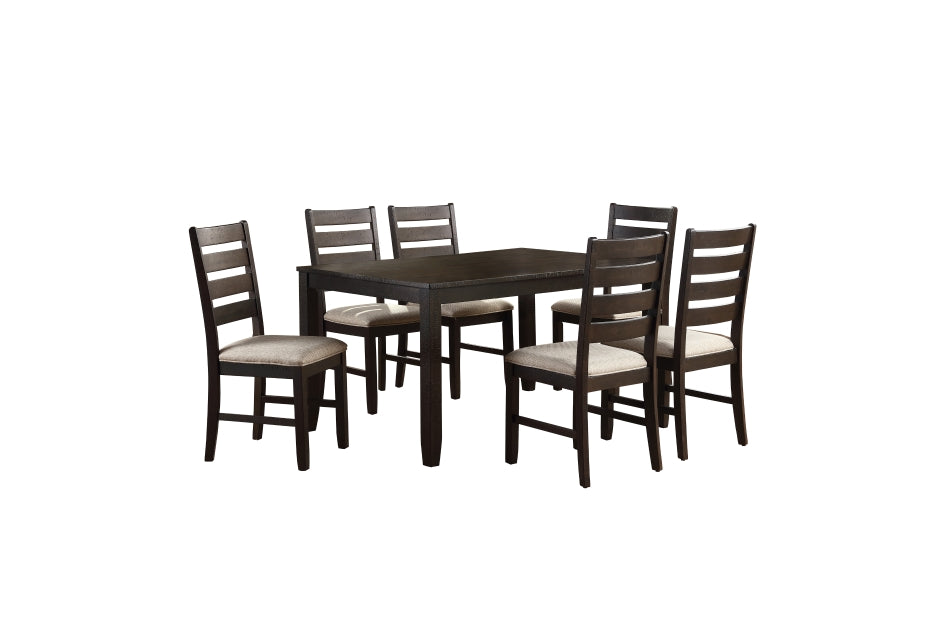 Blair Farm 7pcs Dinette Set SOLD IN SET ONLY- BROWN