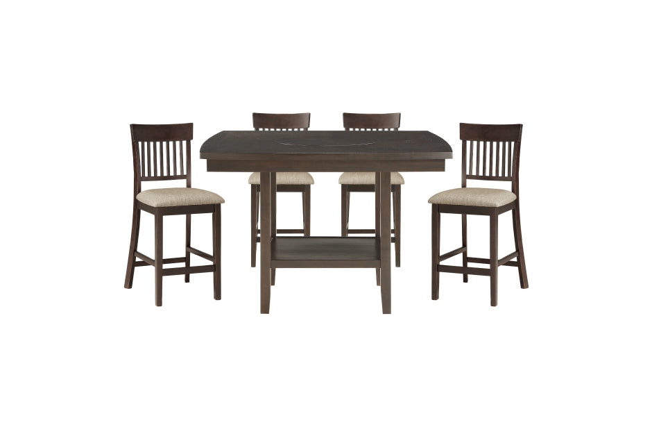 Balin 5pcs Counter Set SLAT BACK