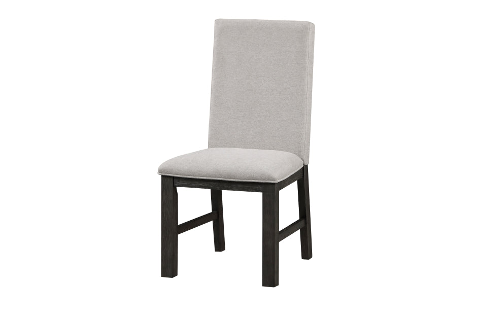 Orem 5pcs Dining Set WIRE BRUSHED ANTIQUE BLACK