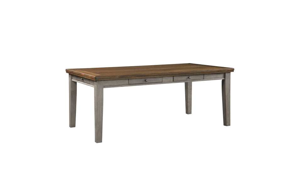 Tigard 5pcs Dining Set CHERRY/GREY