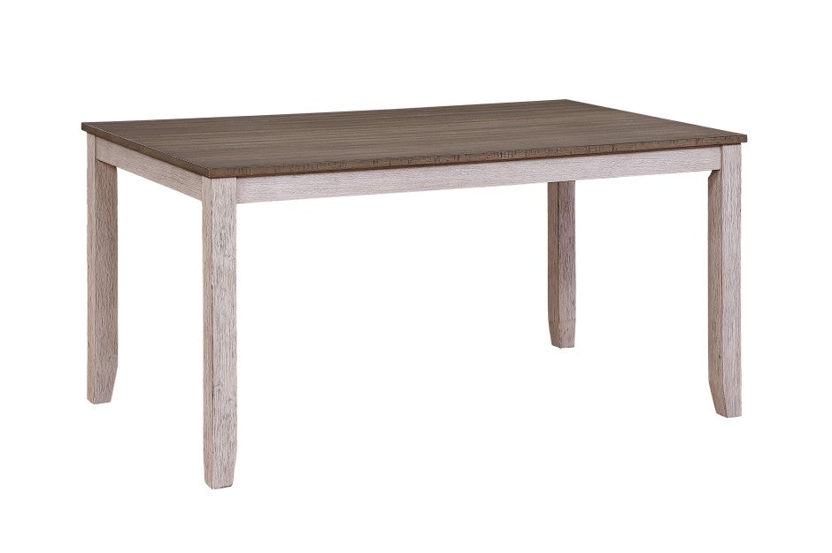 Ithaca 5pcs Dinette Set GREYISH WHITE/BROWN