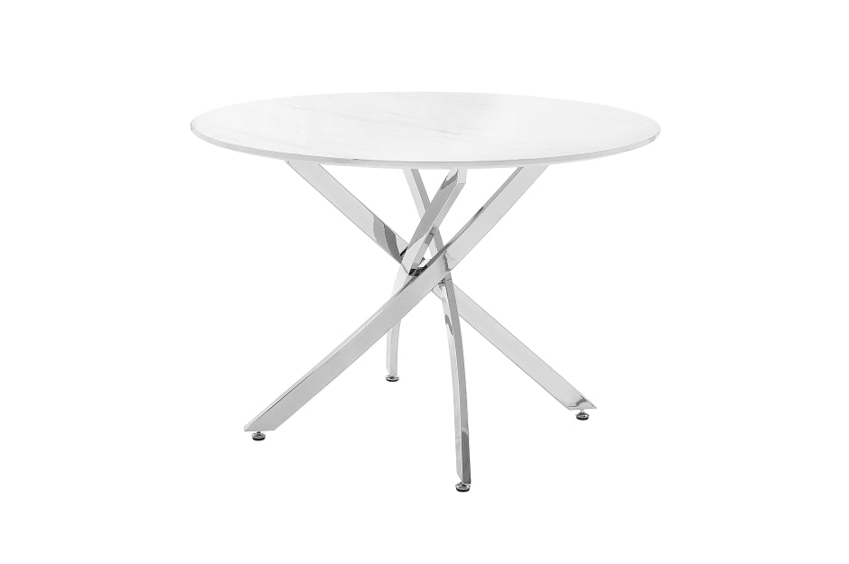 Topeka 5pcs Dinette Set FAUX MARBLE