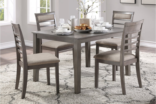 Lovell 5pcs Dinette Set SOLD IN SET ONLY - GREY