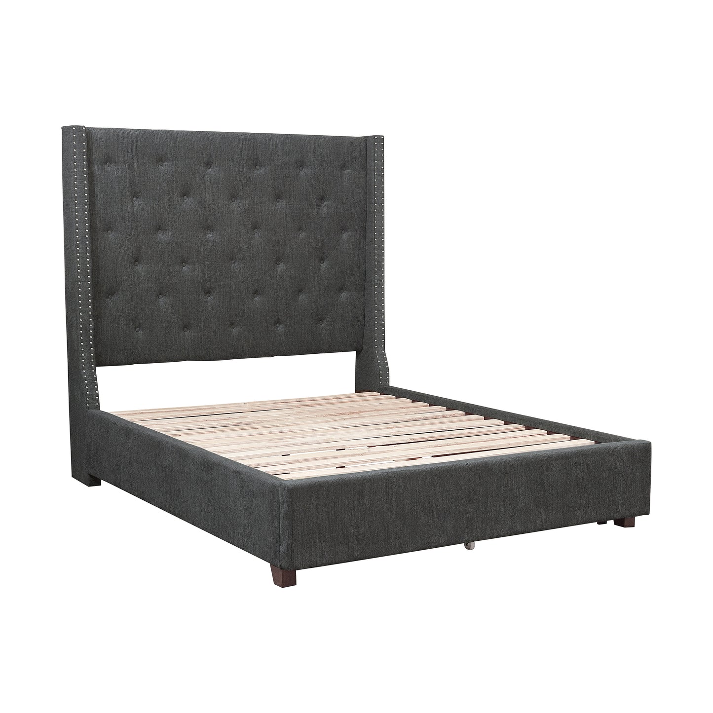 Fairborn Queen Platform Bed GREY
