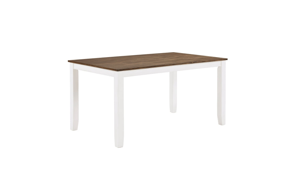 Dobson 7pcs Dinette Set- SOLD IN SET ONLY- CHERRY/WHITE