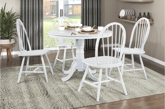 Shelby 5pcs Dinette Set WHITE