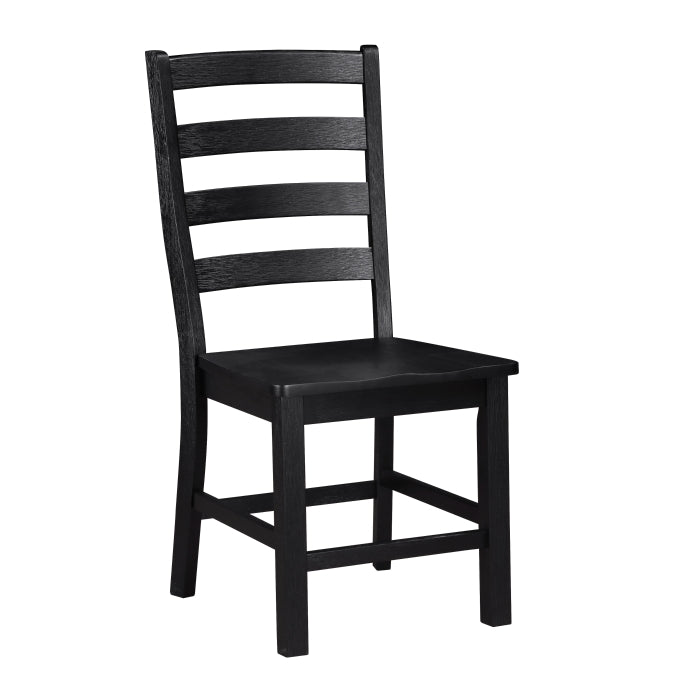 Redmond 5pcs Dining Set WHITE/BLACK CHAIRS
