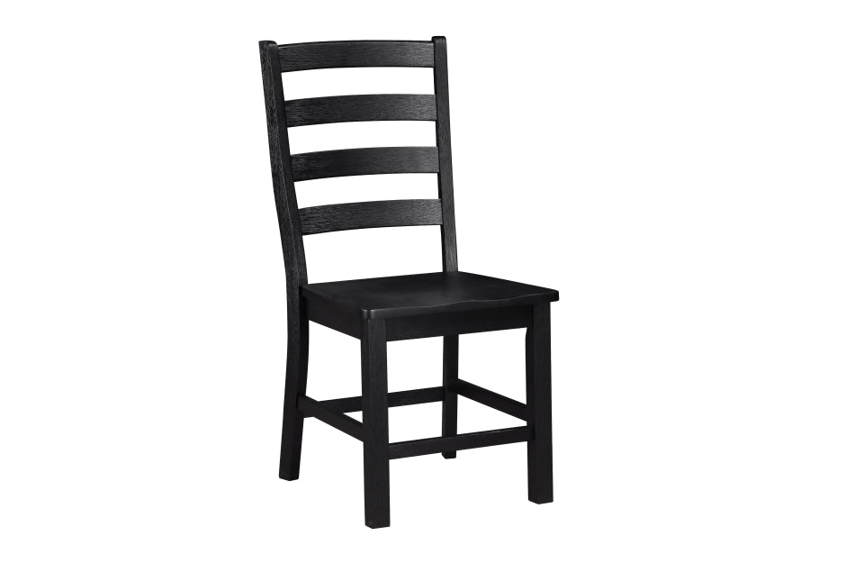 Redmond 7pcs Dining Set WHITE/BLACK CHAIRS