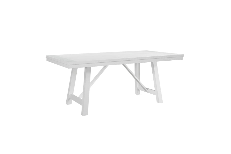Redmond 5pcs Dining Set WHITE/WHITE CHAIRS