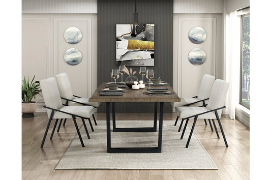 Rochelle 5pcs Dining Set OAK