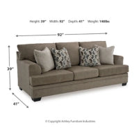 Stonemeade Sofa NUTMEG
