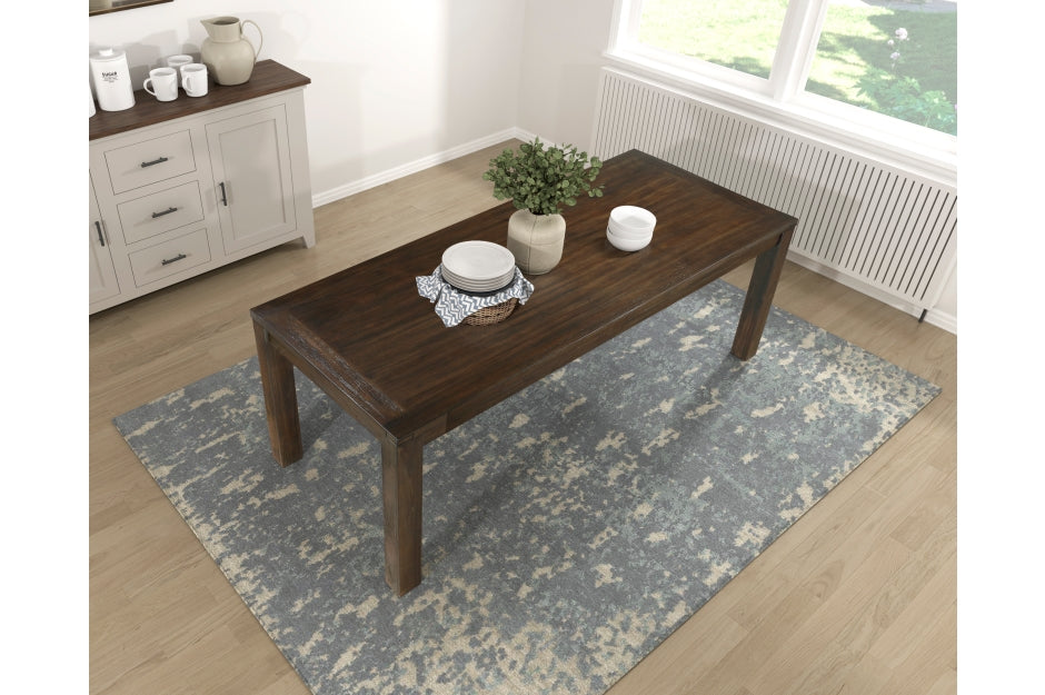 Paulson 7pcs Dining Set DARK BROWN
