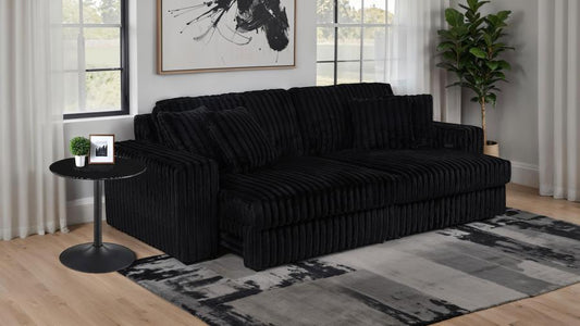 Jacana Power Chaise Sofa BLACK