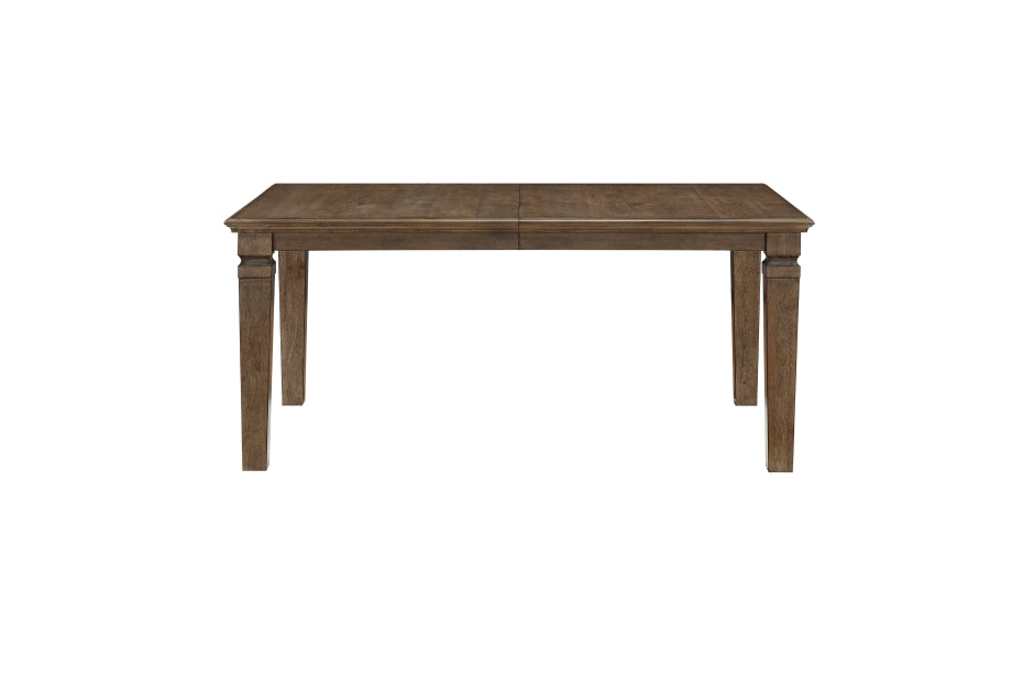 Quinn 7pcs Dining Set LITE BROWN