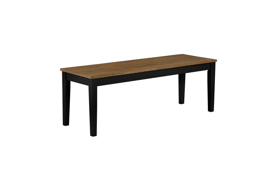 6022 New Collection 6pcs Dining Set BLACK/BROWN