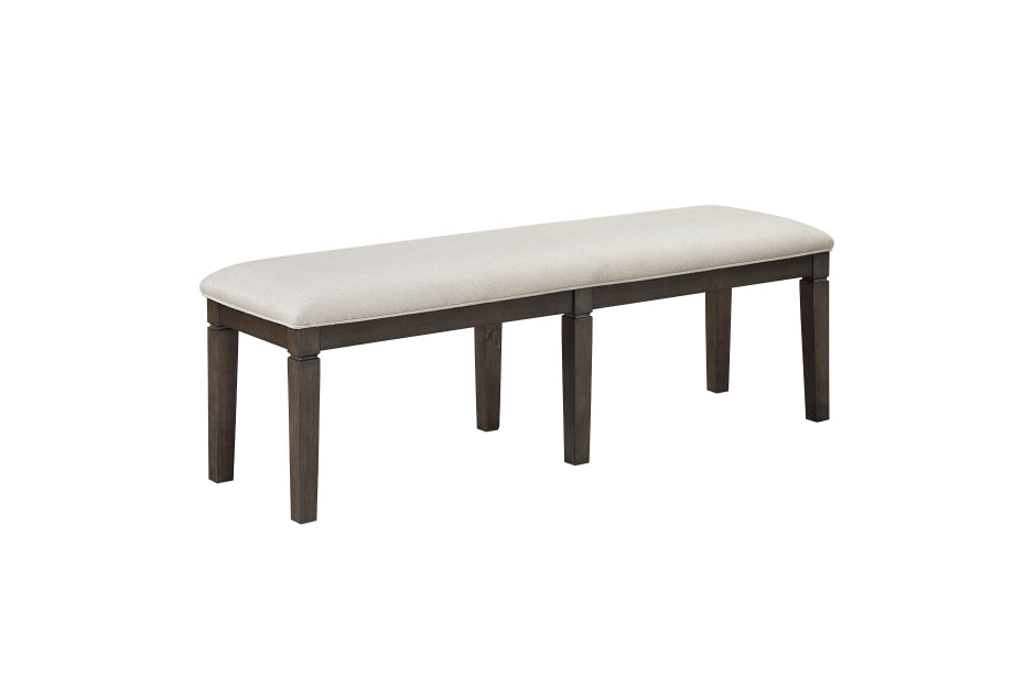 Victoria 6pcs Dining Set W/Bench DARK EXPRESSO