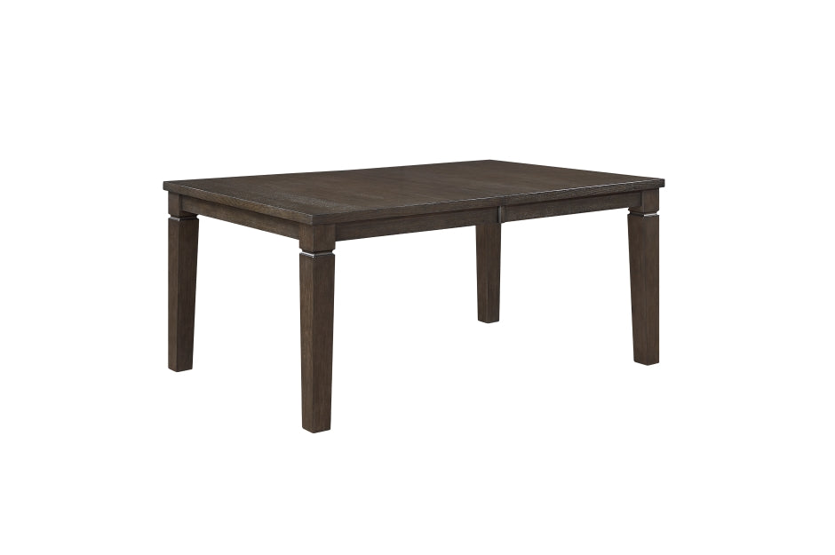 Victoria 6pcs Dining Set W/Bench DARK EXPRESSO