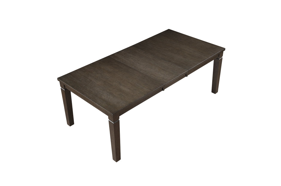 Victoria 6pcs Dining Set W/Bench DARK EXPRESSO
