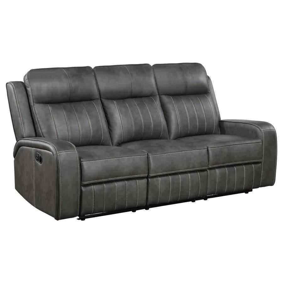 Raelynn Reclining Sofa GREY