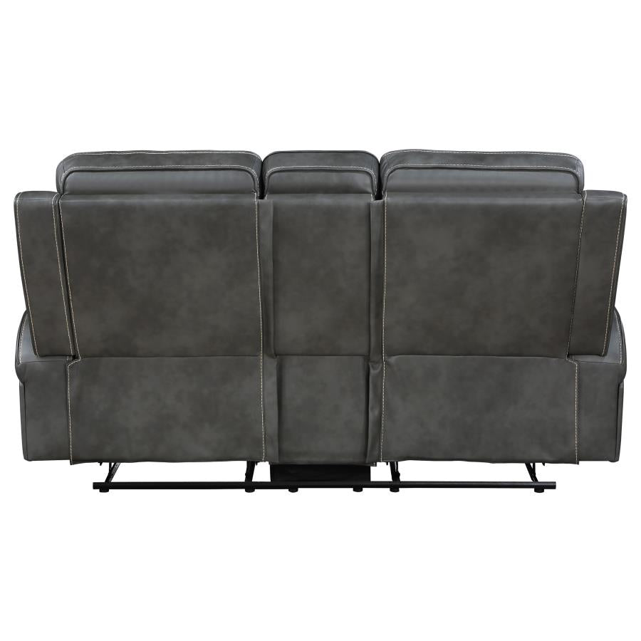 Raelynn Reclining Loveseat GREY