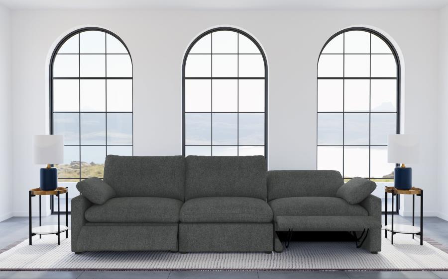 Collins Modular Power Reclining Sofa DARK GREY